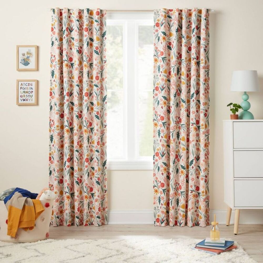 42"W x 84"L In the Garden Kids' Blackout Window Curtain Panel